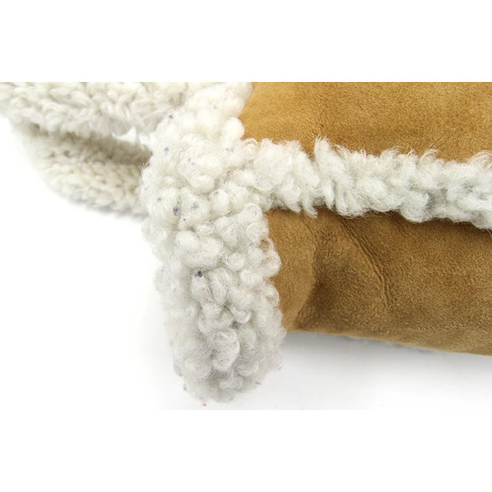 Miu MIu handbag Brown Ivory White Sheepskin Tote Bag Clutch MIUMIU - Picture 7 of 10